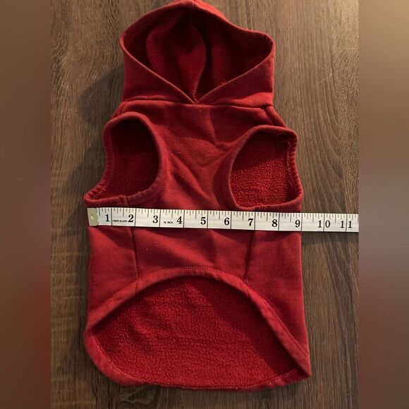 Dog Sweatshirt Hoodie Still Living With My Parents Red Small Dog Clothing - Picture 4 of 8